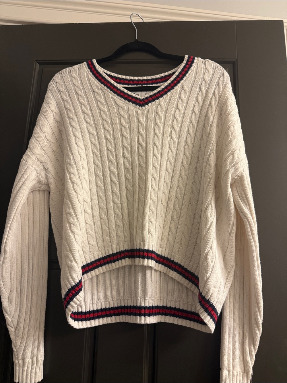 Hollister Striped Collar Sweater